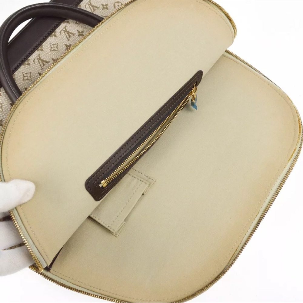 Louis Vuitton Tan and Gold Laptop Bag PRE-OWNED. Project bag. - Picture 12 of 16